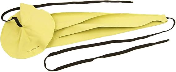 Unique Design Saxophone Swab Cleaner Saxophone Cleaning Cloth for Soprano Saxophone for Saxophone for Flute for Saxophone Lovers(yellow)