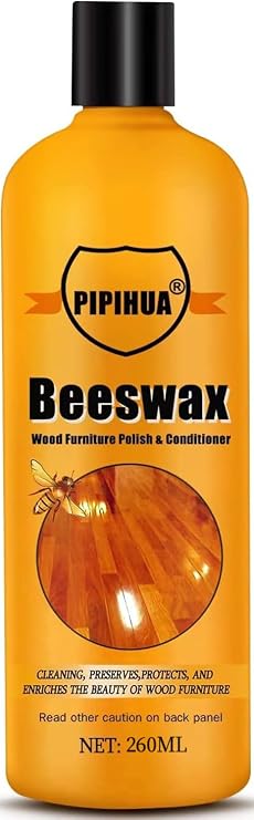 PIPIHUA Beeswax Furniture Polish & Conditioner - Wood Seasoning Beeswax, Furniture Wax for Wood Polish, Cleaner and Restorer, 8.79 Fl Oz