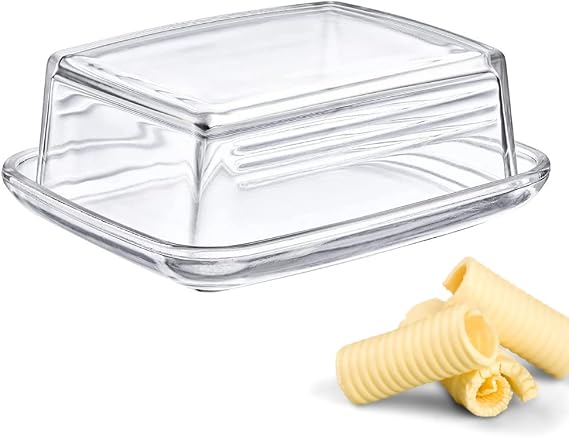 Westmark Decorative Butter Dish 14.3 cm Glass Transparent 20852260