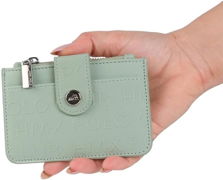 Bagacar Bozuk Para Bölmeli Kullanışlı Küçük Kartlık Cüzdan Mint