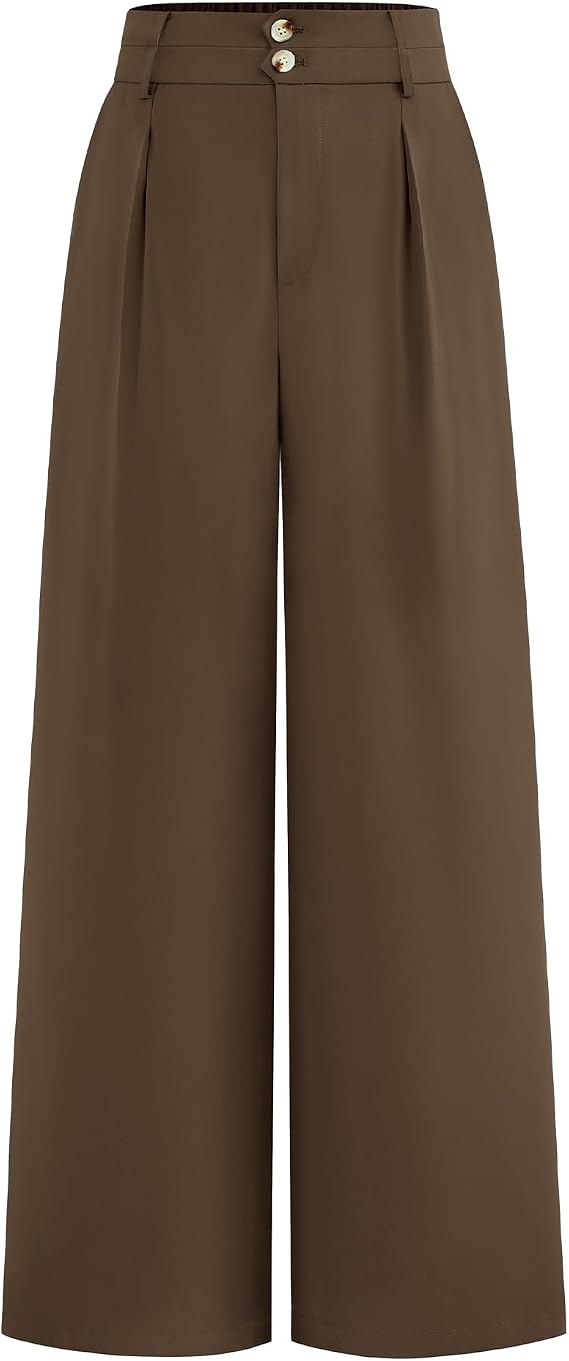 BTFBM Wide Leg Dress Pants Women Business Casual Outfits