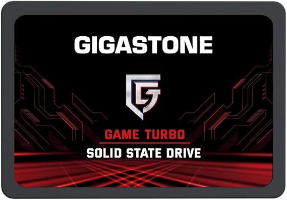 Gigastone 512GB Game Turbo SSD, Speed Up to 550MB/s with SLC Caching Gaming/PC/Desktop/Laptop Upgrade SSD 2.5" SATA Internal Disk Solid State Drives 2.5 inches SATA 3.0 Disk