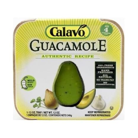 Calavo Authentic Recipe Guacamole, 12 Ounce -- 6 per case.