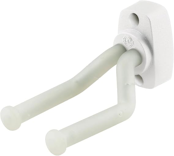 K&M Stands Guitar wall Mount - White with Translucent Support Elements (16280.014.00)