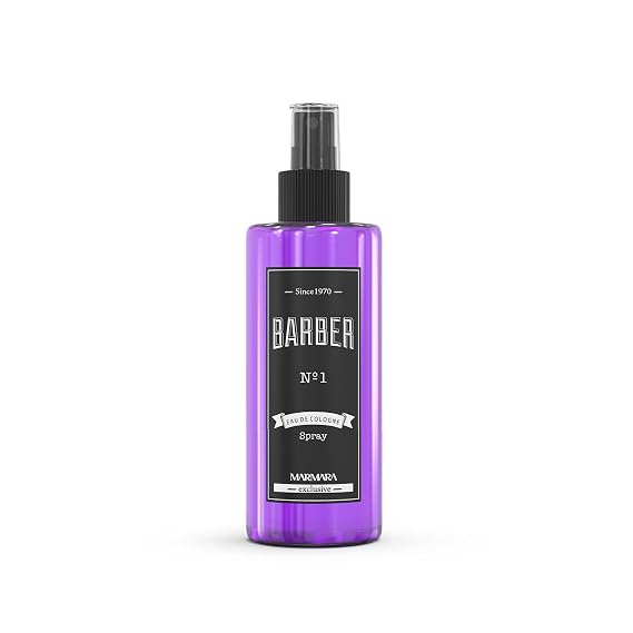 Marmara Barber Cologne - Best Choice of Modern Barbers and Traditional Shaving Fans Spray Bottle 8.45 fl oz. (250 ml, No1)
