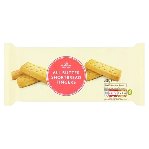 Morrisons All Butter Shortbread Fingers 200g