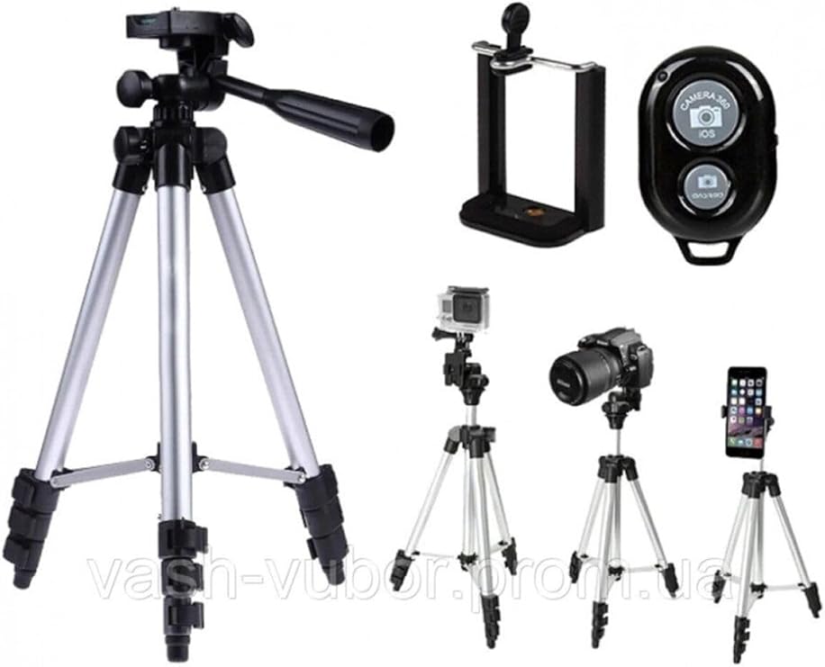 Teknosepetim Dk-3888 Kumandalı Telefon Ve Kamera Tutucu Tripod Tripot 100 Cm Youtuber Video Büyük