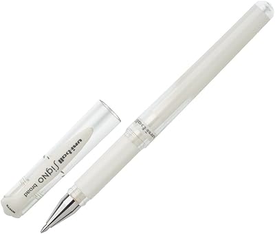 Uni-Ball Gel Impact UM-153 White [Pack of 3] Broad 1.0mm Rollerball