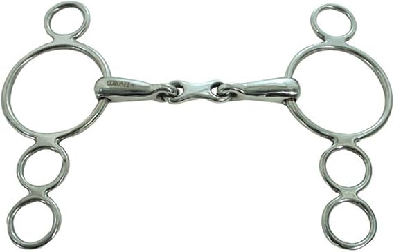 Coronet 3 Ring French Link Continental Bit