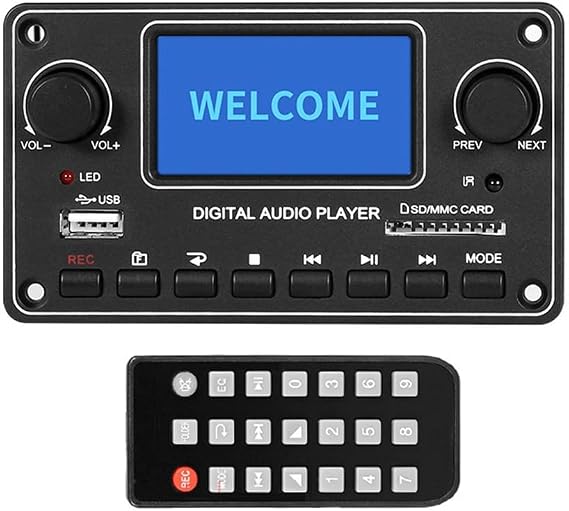 LCD MP3 Player Module 28X64 Display Bluetooth Digital Audio Decoder Board TDM157 USB SD BT FM for Car Home Amplifier