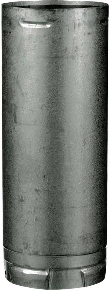 PelletVent Pro Pipe Galvalume - 4" Diameter x 12" Length