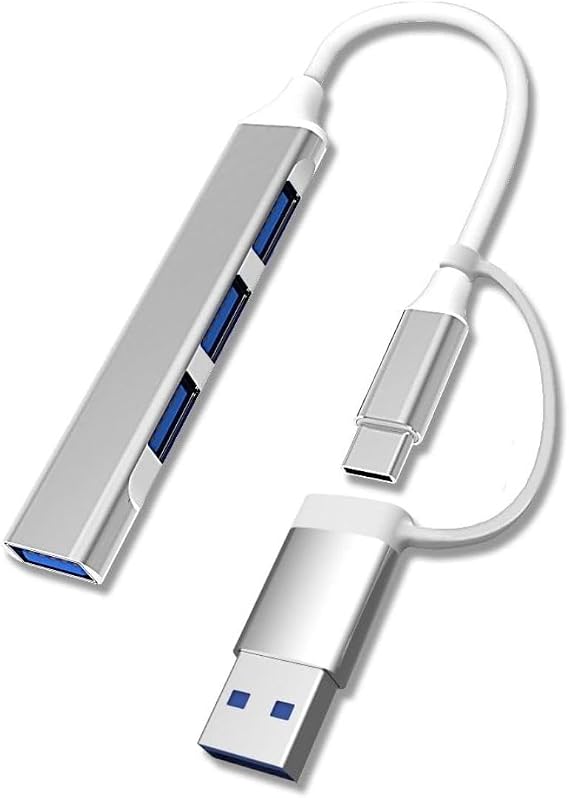 BUFFER® 4 Port'lu Bağlantı İstasyonu Ultra İnce USB Bölücü TYPE-C tipi Çoklu Arayüz Adaptörü Multi Usb Çoklayıcı