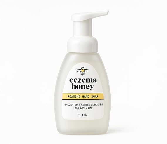 ECZEMA HONEY Gentle Foaming Hand Soap, Non-Toxic Unscented Soap (8.4 Oz)