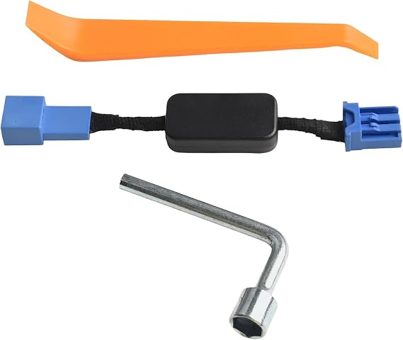 Start-Stop for eliminator Bypass Harness, Auto Engine Start Stop Memory Function Disable Module Kit, Plug-in for jumper Wiring (Vehicle-Specific Fitment via Compatibility Chart in Description)