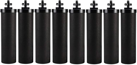 8 pcs Water Filters Replacement for Black Berkey BB9-2 Purification Elements NEW