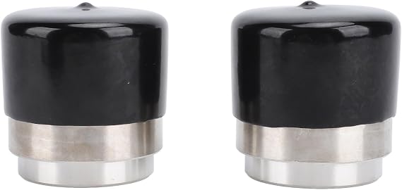 Trailer Bearing Buddies 2 Pack, 1.781 Inches Diameter Stainless Steel Boat Wheel Center Dust Cover Hub Protector, with Protective Bras Rubber Caps Covers Replacement for Boat