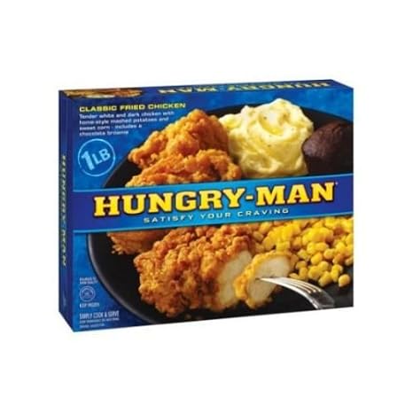 Hungry Man Classic Fried Chicken, 16.5 Ounce -- 8 per case.
