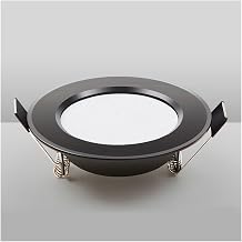 Led spotlights LED Downlight 12V Waterproof IP65 7W 9W 12W 15W 3W 5W Black Ceiling Light Spot Lamp for Bathroom Outdoor and Indoor Lighting(Warm White 3000k,7W 12V)