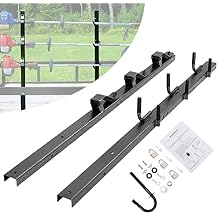 NIXFACE 3 Place Open Landscape Trailer Trimmer Rack with Locks