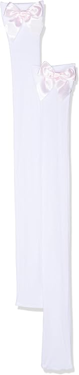 Leg Avenue Women's Satin Bow Accent Thigh Highs