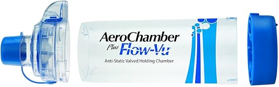 AeroChamber - Plus Flow-Vu Abstandshalter, mit Mundstück