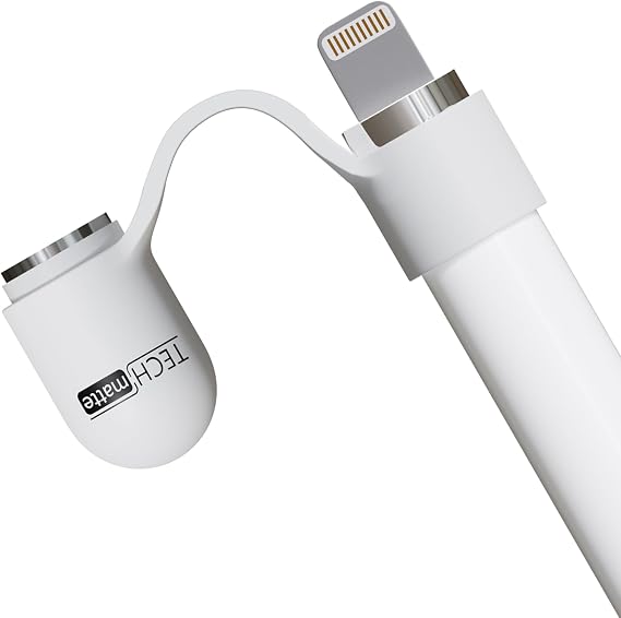 TechMatte Magnetic Caps Replacement with Holder for Apple Pencil 1st Gen
