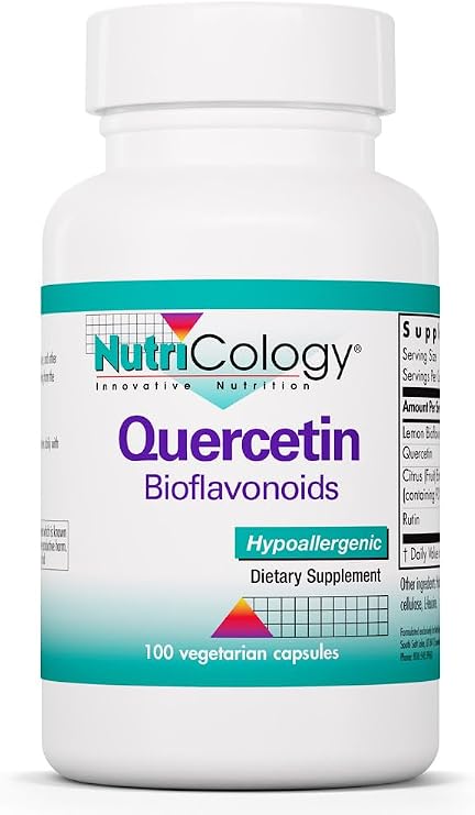 Nutricology Quercetin Bioflavonoids Supplement, 100 Capsules