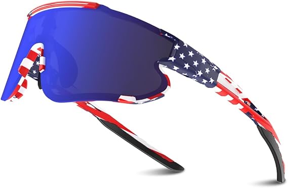 Polarized Sports Sunglasses for Men Women,Running Fishing Baseball Sunglasses,Cycling MTB Bike Glasses UV400