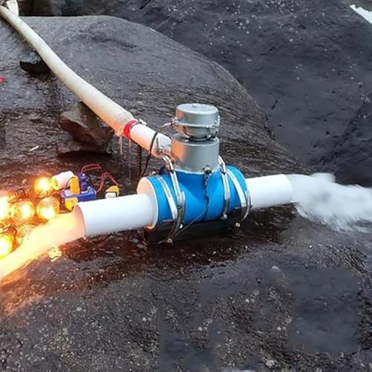 300W1000W 220V Micro Hydroelectric Generator, Hydro Power Station Hydropower Turbine Water Turbine Generator, Pure Copper Core Generator For Home Lighting Generator 300W