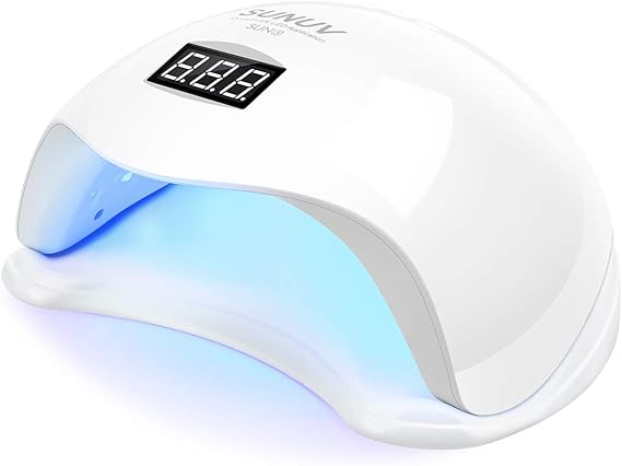 SUNUV UV Light for Gel Nails,LCD Display with 4 Timer LED Nail Lamp,SUN5