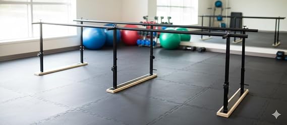 Physical Therapy Parallel bars Adjustable Height and Width (10ft)