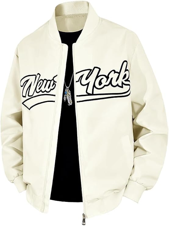 School Team Baseball Uniform Official Classic Varsity Coaches Jacket Zip Up Outerwear Coats For Mens