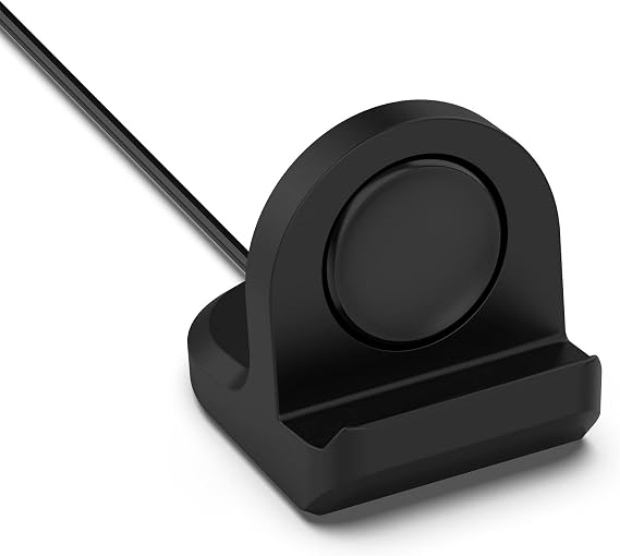 Black USB Charging Dock Stand Compatible with Google Pixel Watch,Charger Station Base Cradle w/ 3.3ft USB Cable Cord Replacement Accessory for Google Pixel Watch(Cable Included)