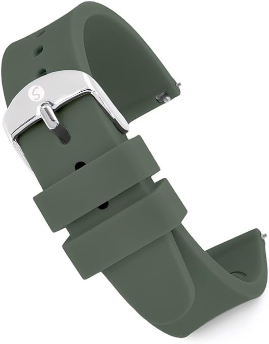 Speidel Replacement 14mm Scrub Silicone Watchband for Nurses, Doctors, Students in Multiple Colors
