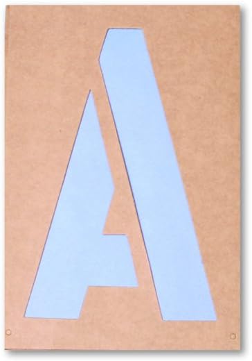 Creative Start Reusable Stencil, Letters, Numbers and Characters, 2", Gothic (098163)