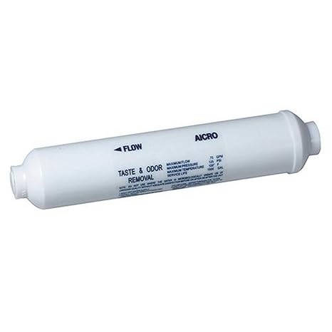 Watts Premier - Inline Water Filter for Refrigerator and Ice Maker - 1200 Gallon Capacity, 0.75 GPM Service Flow Rate, and NSF Certified - 10 Inch