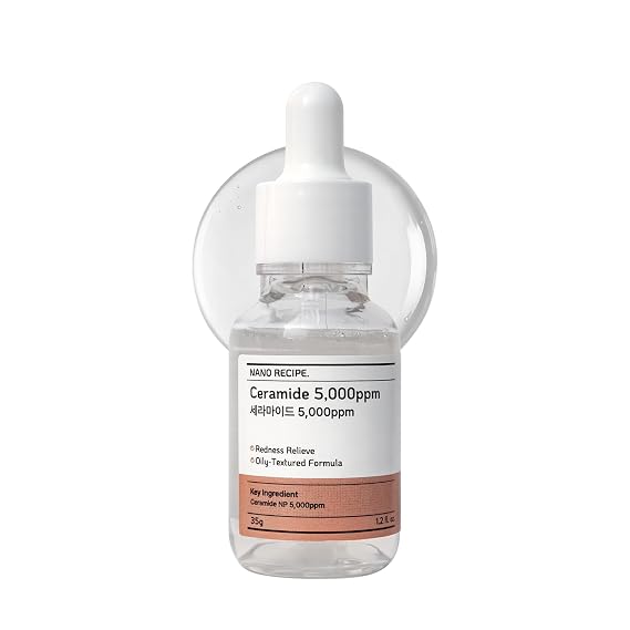 NANO RECIPE Ceramide Concentrate DIY Cermide Serum, Hydrating, Moisturizer, Fragrance-free, Lightweight, Korean Skincare, Strengthening Skin Barrier 41ml