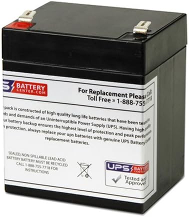 Firman 3200 Watt WH02942 Generator 12V 5Ah Compatible Replacement Battery by UPSBatteryCenter
