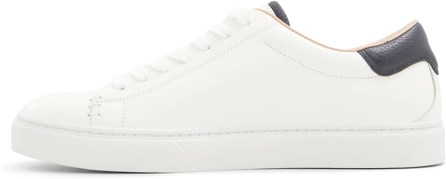 Brooks Brothers Men's Douglass Leather Casual Court Sneaker