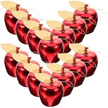 FOMIYES 24Pcs Christmas Apples Hanging Ornaments Christmas Tree Apples Baubles Simulation Apples Pendant for Xmas Holiday Wedding Party Decoration