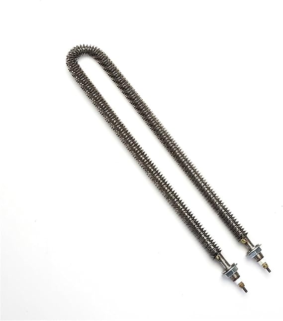 Finned Heating Element M18 Thread U Type Tubular Heater SUS304 220v Electric Resistors 1kw/1.2kw/1.5kw/2kw/2.5kw(2500w 500mm)