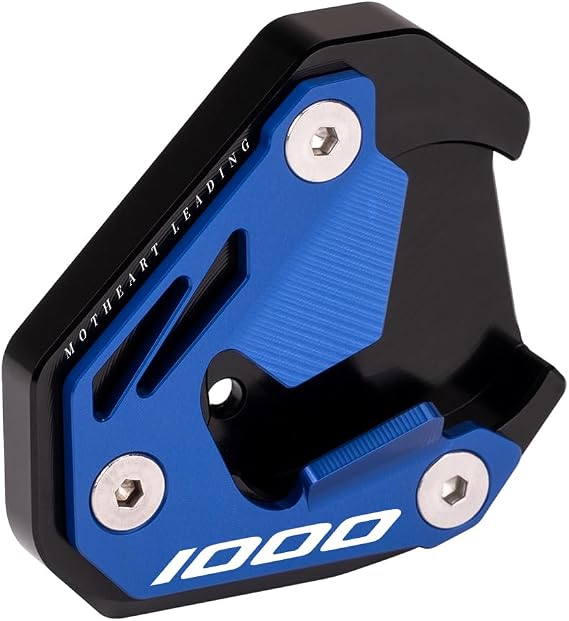 Motorcycle Kickstand Foot Support Pad For S1000XR 2020-2026 Outdoor Anti-Slip 6061 Aluminum Easy -install s1000xr Accessories (Blue)