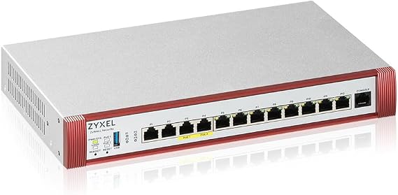 Zyxel USGFLEX500H ZyWALL High Speed Firewall for Cybersecurity | Hardware Only | 4x Multi-Gig 2.5G (2x PoE+) | VPN | Business Class | Up to 300 Users | Nebula Cloud