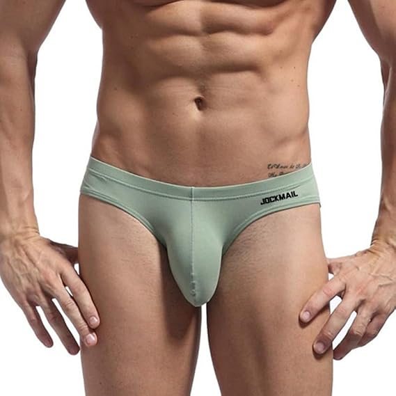 JOCKMAIL Men's Underwear Briefs Men's Cotton Stretch Underwear Support Briefs Soft Comfort Pouch Briefs