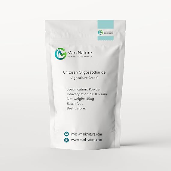 MarkNature Chitosan Oligosaccharide, High Active Water Soluble Powder for Plants, Agriculture Grade COS 450g (15.8 oz)