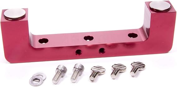 ProForm Deck Bridge, Magnetic, Up to 4-1/2 in Bores, Aluminum, Red Anodized, Each