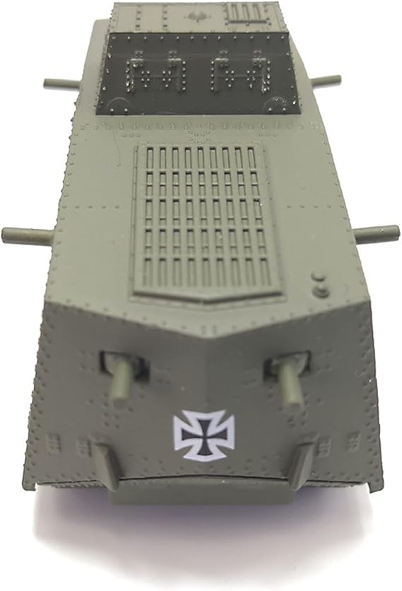 Alloy 1:100 Scale German WWI A7V Tank Model Simulation Tank Model for Collection