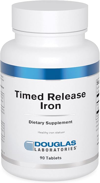 Douglas Laboratories Timed Released Iron, 90 Tablets