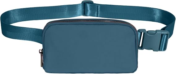 INTINI Crossbody Fanny Pack for Women, Small Belt Bag Waist Purse with Adjustable Strap, Mini Hip Pack Side Bag for Travel, Running, Gym and Daily Wear