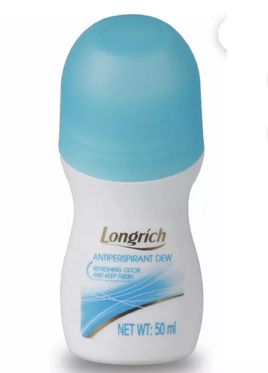 Longrich Deodorant Antiperspirant Dew Roll On, Refreshing Odor, 1.7 FL. Oz (50ml)